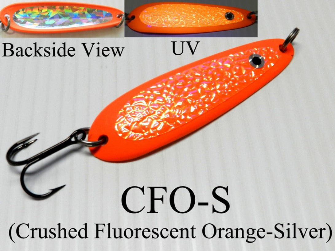 Crushed Fluorescent Orange - Silver Back