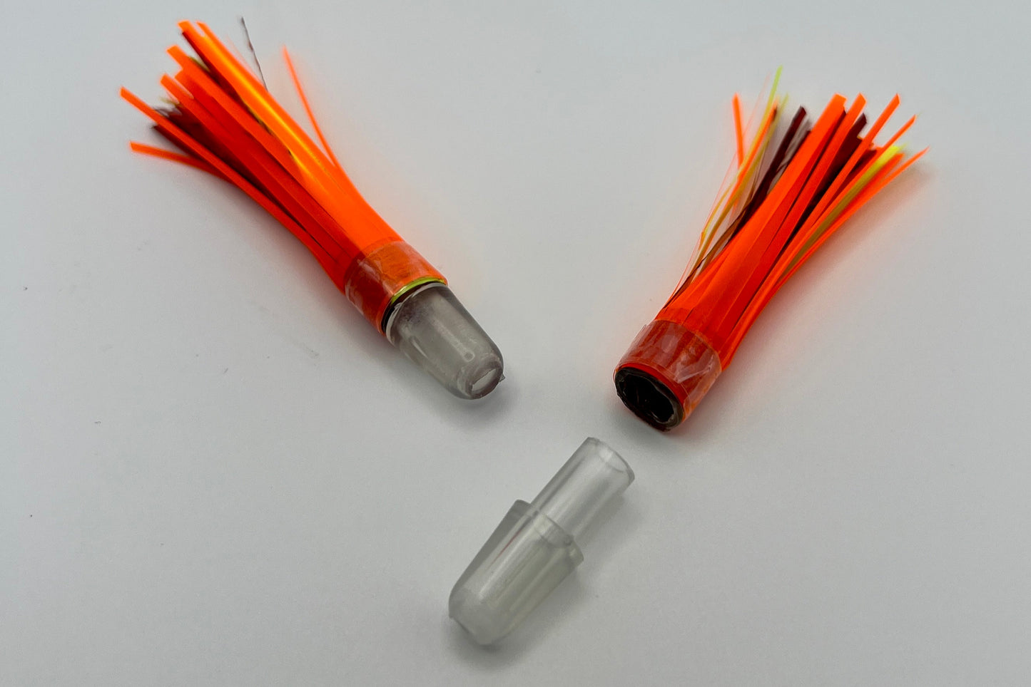 UV Candy Corn - Quick Change(s) - Coho 2" Sliding Fly