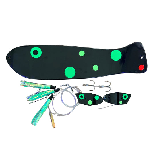 Midnight King Slayer UV Flasher + Meat Rig Combo