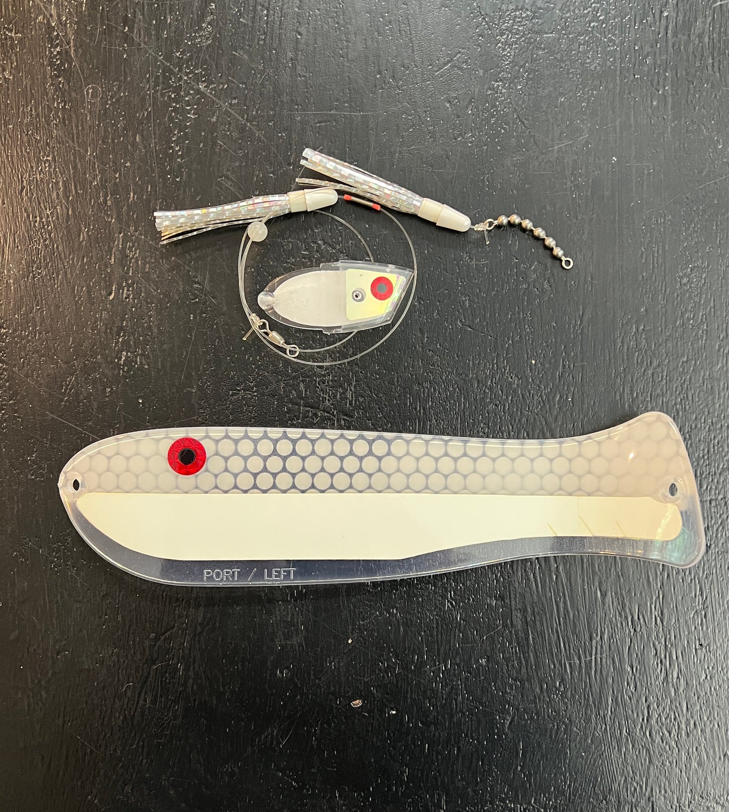 X-Glow White Mamba - Flasher + Meat Rig COMBO