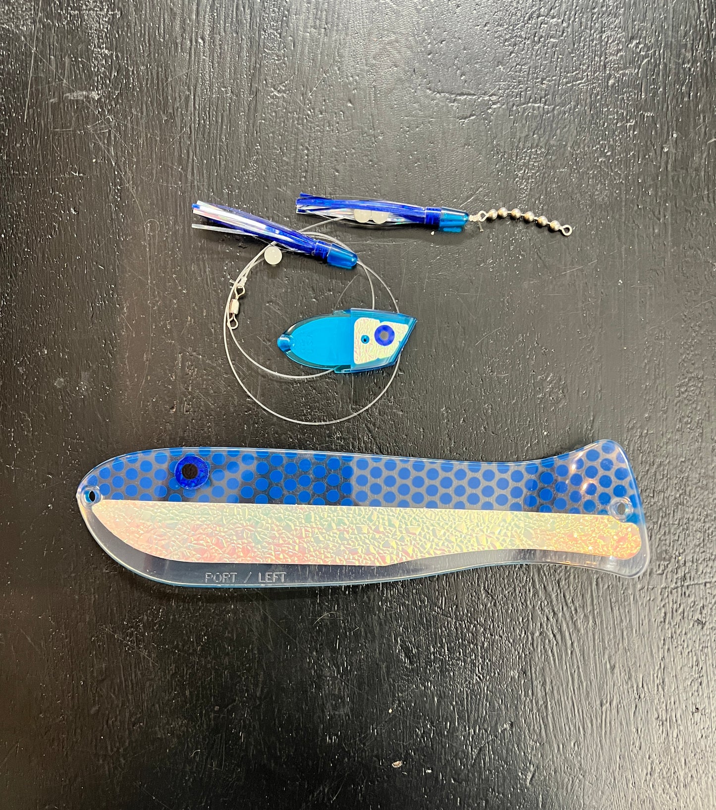 Blue Mamba Glow - Flasher + Meat Rig COMBO