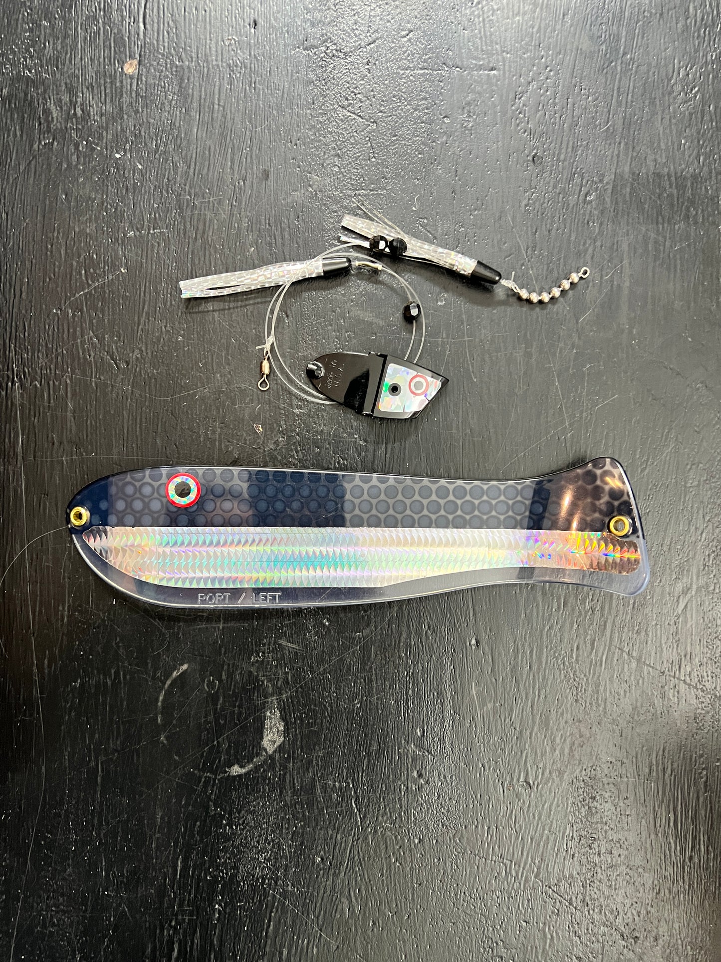 Black Mamba Silver Scale - Flasher + Meat Rig COMBO