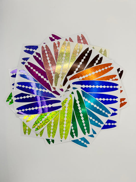 Sawleaf - Trolling Spoon Stickers (Lure Tape)