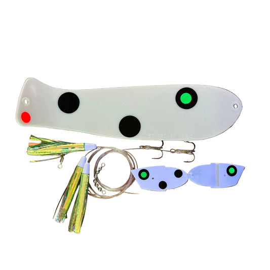Dalmatian Zombie UV Flasher + Meat Rig Combo