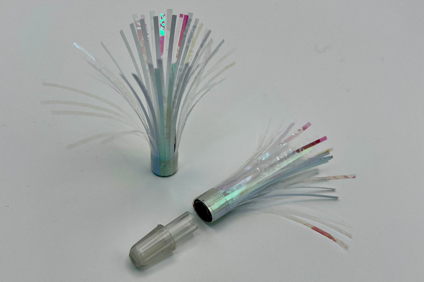 Pearl Crushed Ice - Quick Change(s) - Coho 2" Sliding Fly