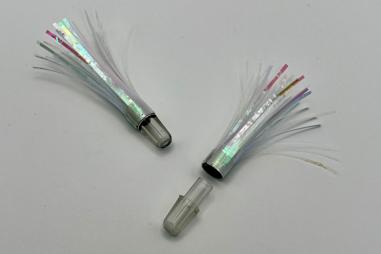 Pearl Crushed Ice - Quick Change(s) - Coho 2" Sliding Fly