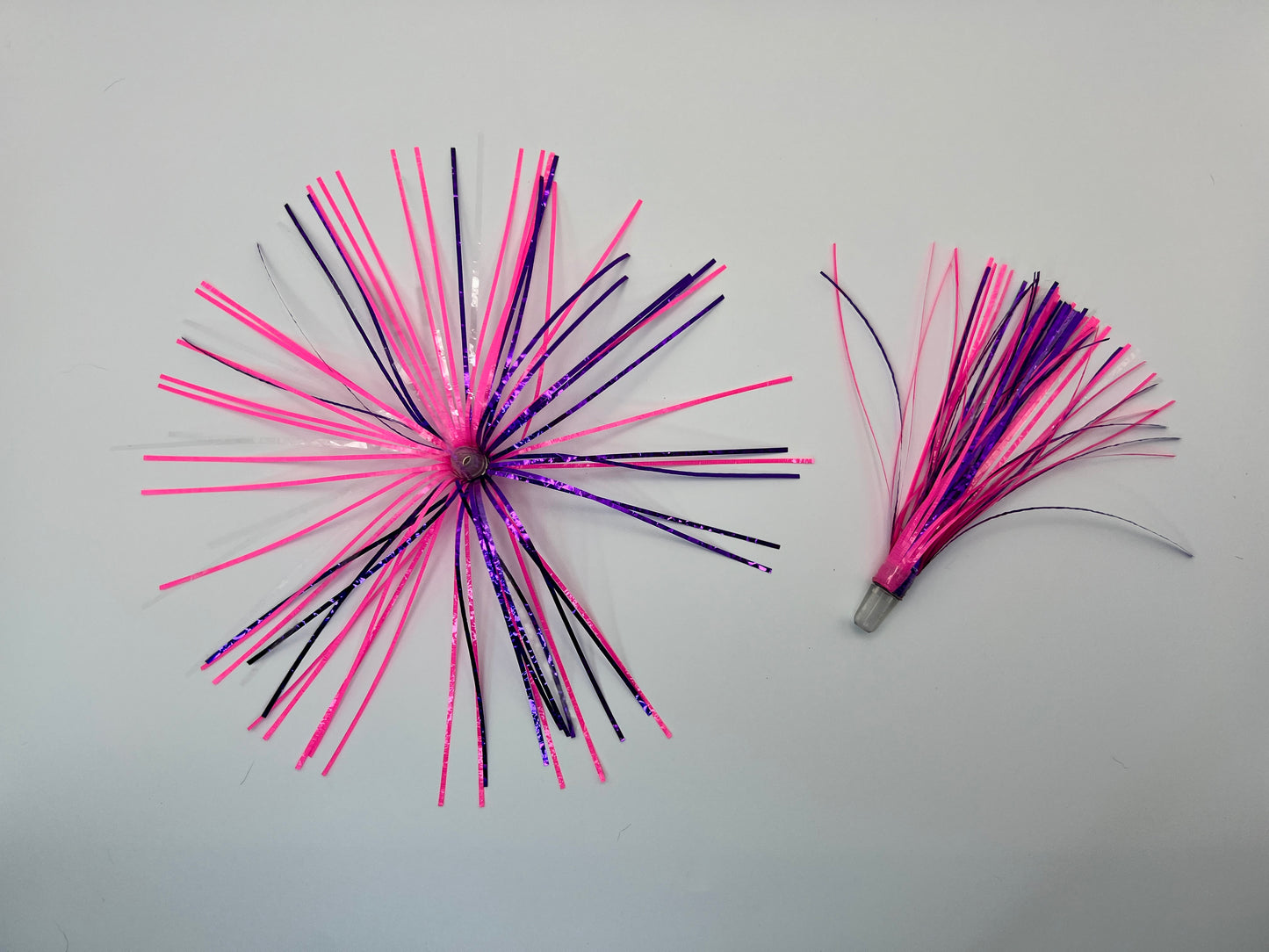 Fuscia Steelie Glow UV - Quick Change(s) - 4" Trolling Fly