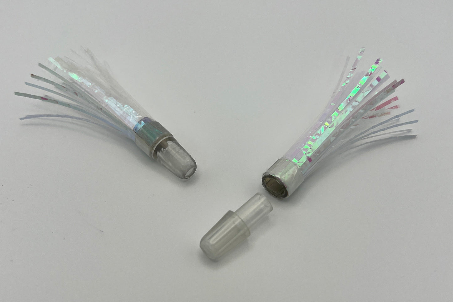 UV Pearl Crush - Quick Change(s) - Coho 2" Sliding Fly