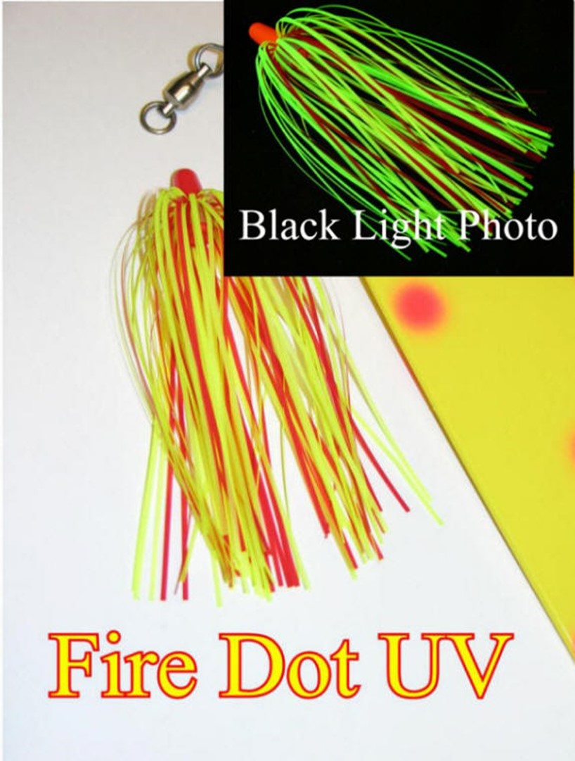 Fire Dot UV Fly - 3 Pack Bodies