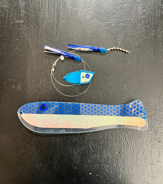 Blue Mamba Glow - Flasher + Meat Rig COMBO