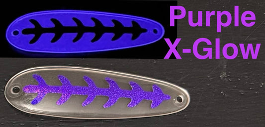 Purple X-GLOW - Striped Bass