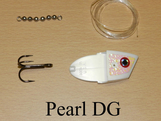 Pearl - Double Glow - Flasher + Meat Rig COMBO
