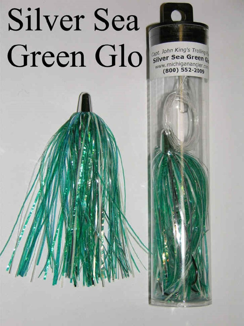 Silver Sea Green Glow Fly - 3 Pack Bodies