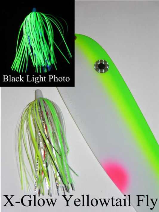 Extended Glow Yellowtail Fly - 3 Pack Bodies