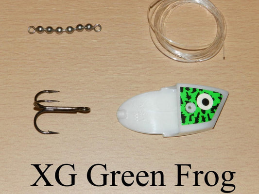 Extended Glow Green Frog